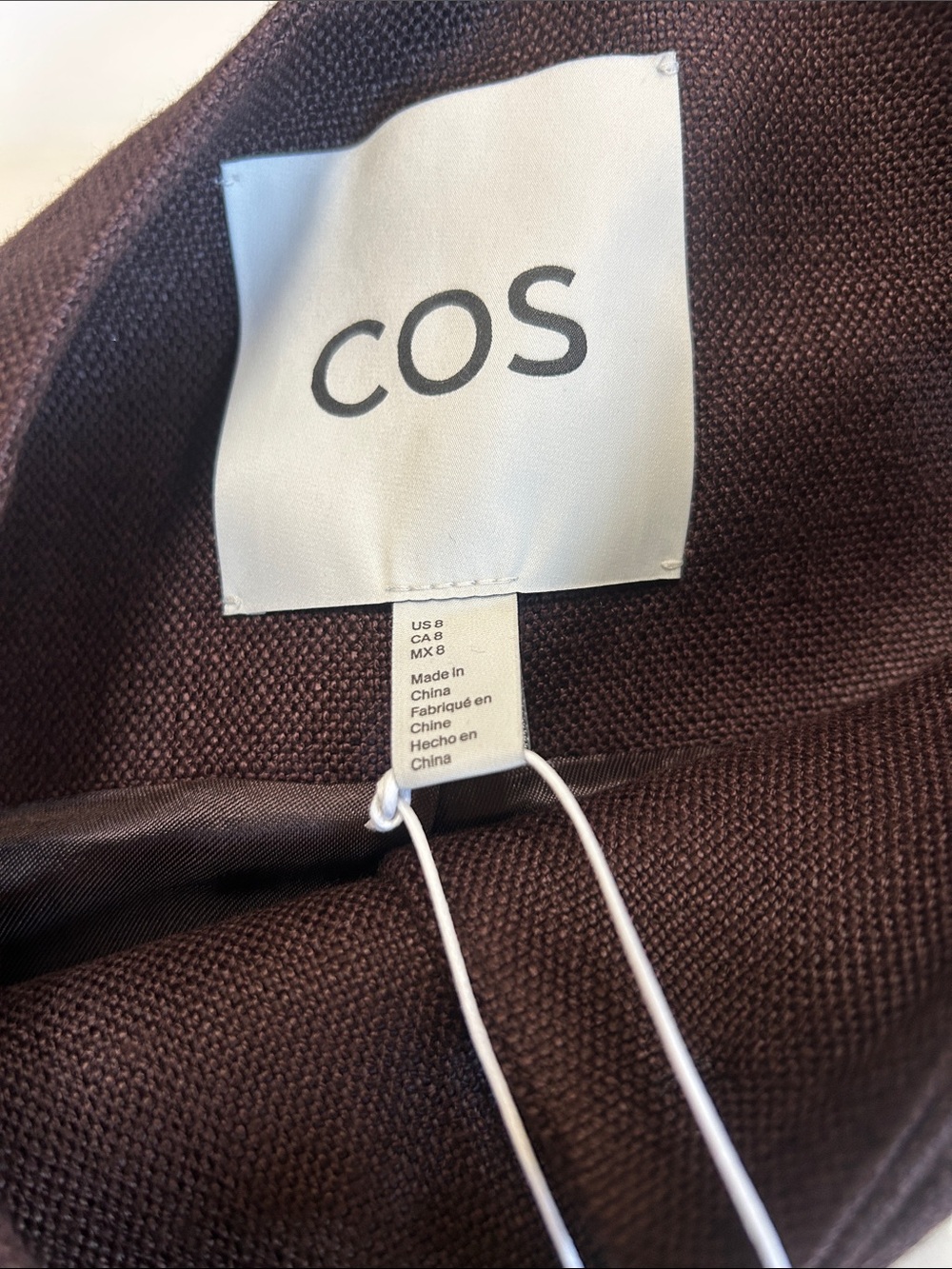 NWT (size 8) COS TAILORED VEST - Picture 7 of 9